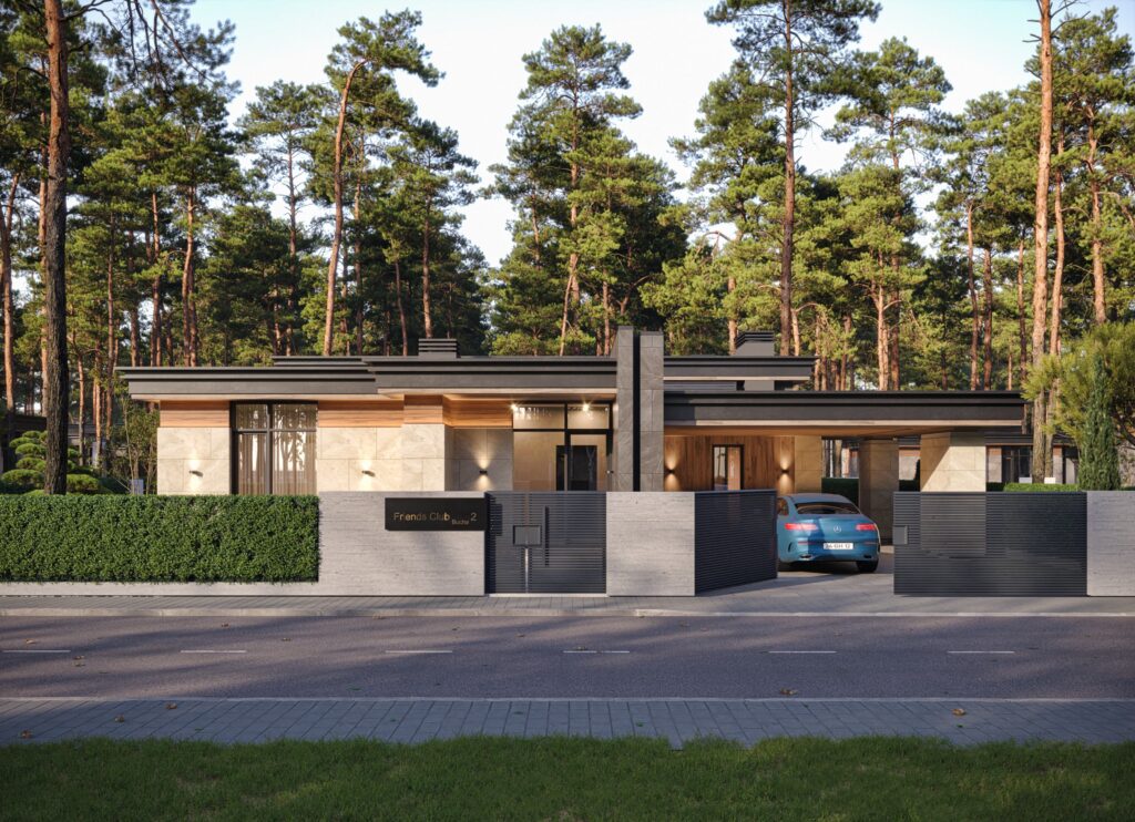 Bucha Friends Club 195 One-storey house